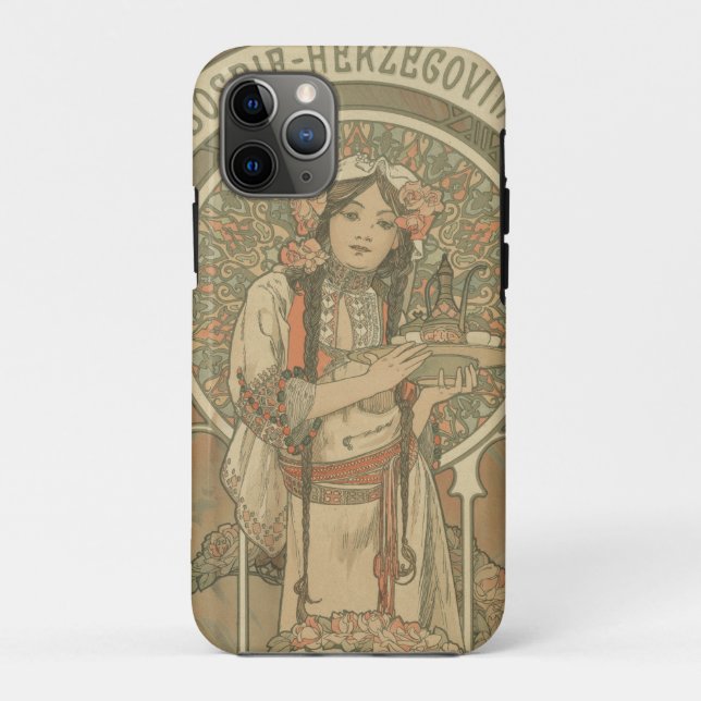 Coques Case-Mate iPhone Bosnie-Herzégovine par Alphonse Mucha (1900) (Dos)