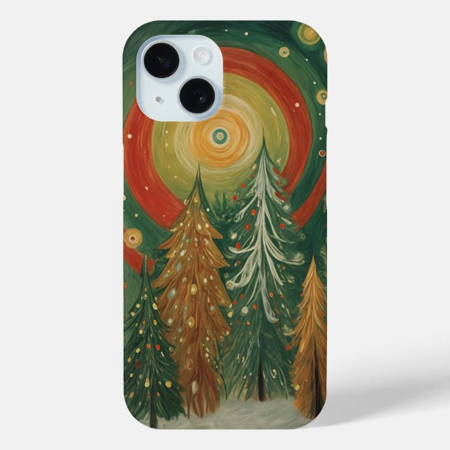 Coques Case-Mate iPhone Bosquet Céleste d'Hiver (Verso)