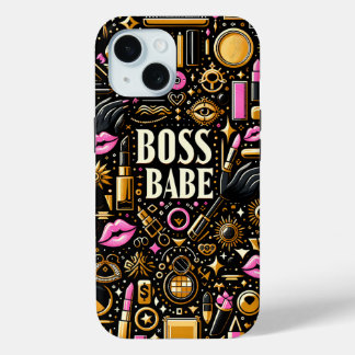 Coque Pour iPhone 15 Boss Babe' Boss Baddie Téléphone Boss pour iPhone