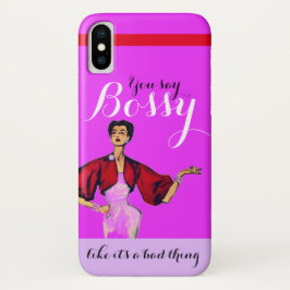 Case-Mate iPhone Case Bossy Gal Retro Magenta
