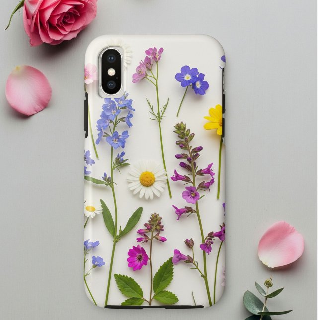 Coques Case-Mate iPhone Botanical Phone Case with Wildflowers | iPhone  (Créateur téléchargé)