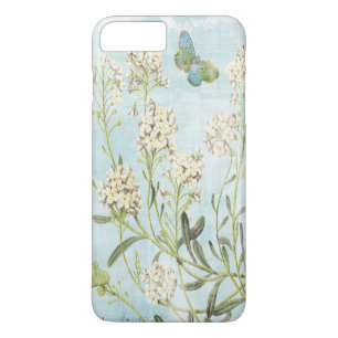 Coque iPhone 7 Plus Botanique bleu