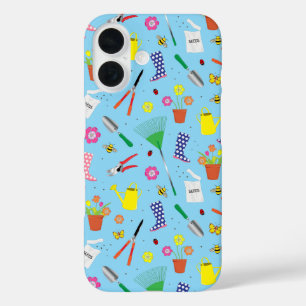 Coques iPhone 16 Botaniste horticulteur jardinier Motif coloré