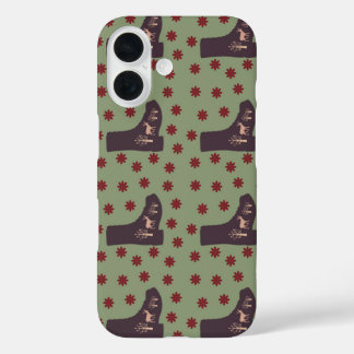 Coques iPhone 16 bottes de cerf vertes