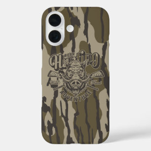 Coques iPhone 16 Bottomland Camo Boar Chasse Sauvage Boar