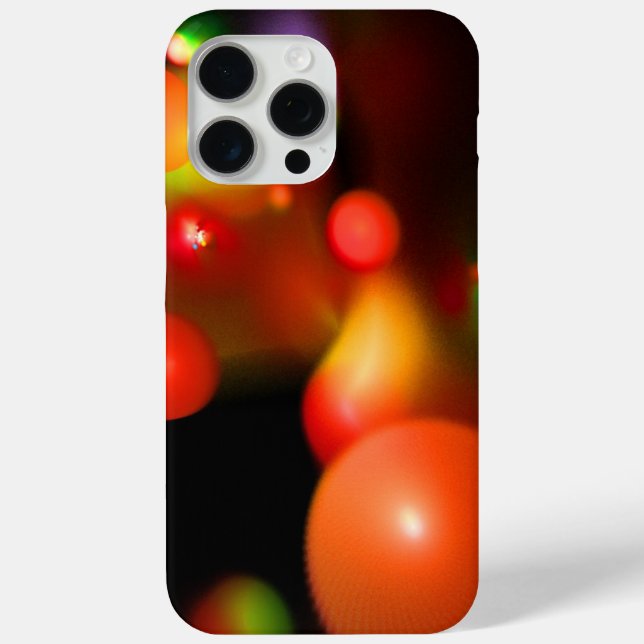 COQUES Case-Mate iPhone BOUBLES DE QUANTUME JAUNE ORANGE ROUGE (Verso)