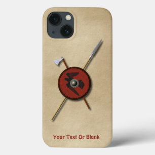 Case-Mate iPhone Case Bouclier Et Armes De Corbeau Viking