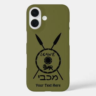 Coques iPhone 16 Bouclier Maccabee Soumis Et Voies