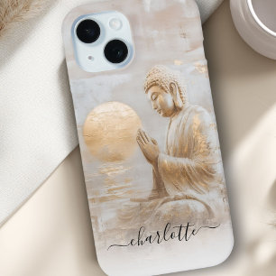 Coque Pour iPhone 15 Bouddha personnalisé