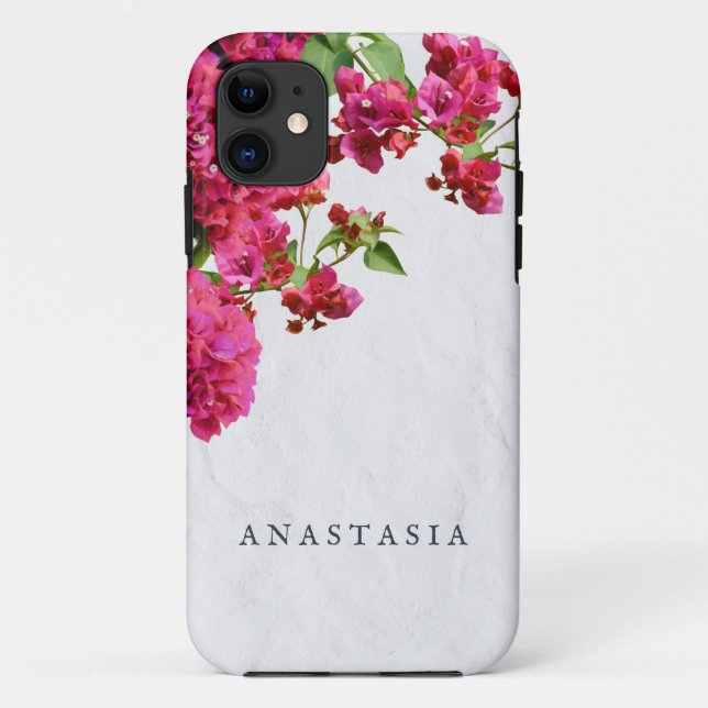 Coques Case-Mate iPhone Bougainvilliers Floral Méditerranée Grecque (Dos)