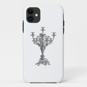 Case-Mate iPhone Case bougie de candélabre art linéaire