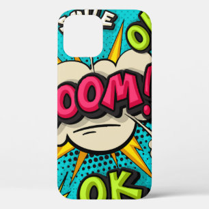 Case-Mate iPhone Case Bouillonnante bulle de pop art. Souriez, wow, pow,