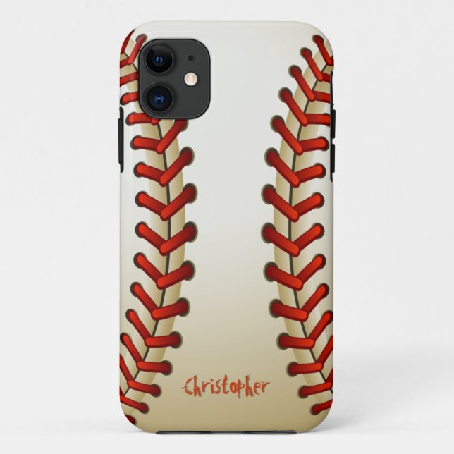 Coques Case-Mate iPhone Boule de base-ball (Dos)