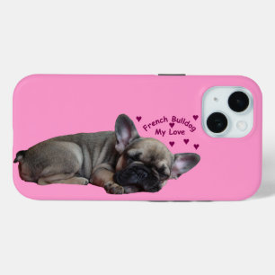 Coque Pour iPhone 15 Bouledogue français
