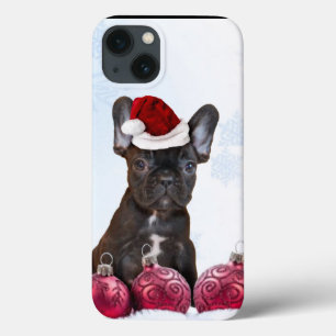 iPhone 13 Case Bouledogue français de Noël