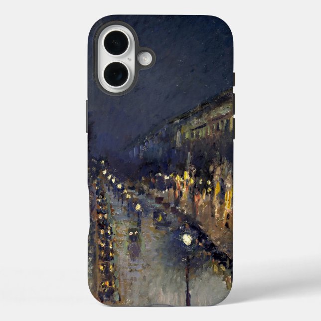 Coques Case-Mate iPhone Boulevard Camille Pissarro Montmartre en soirée (Verso)