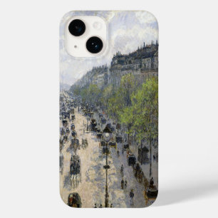 Coque Pour iPhone 14 Boulevard Montmartre Printemps Paris Camille Pissa