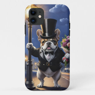 Case-Mate iPhone Case Bouquet de fleurs de bouledogue français