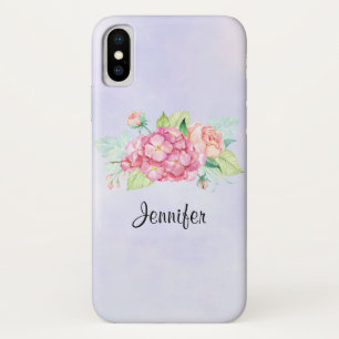 Case-Mate iPhone Case Bouquet de fleurs élégant rose à l'aquarelle