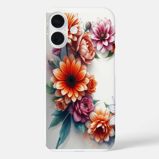 Coques Case-Mate iPhone Bouquet de fleurs Elégante aquarelle (Verso)