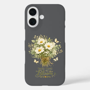 Coques iPhone 16 Bouquet de fleurs sauvages blanches