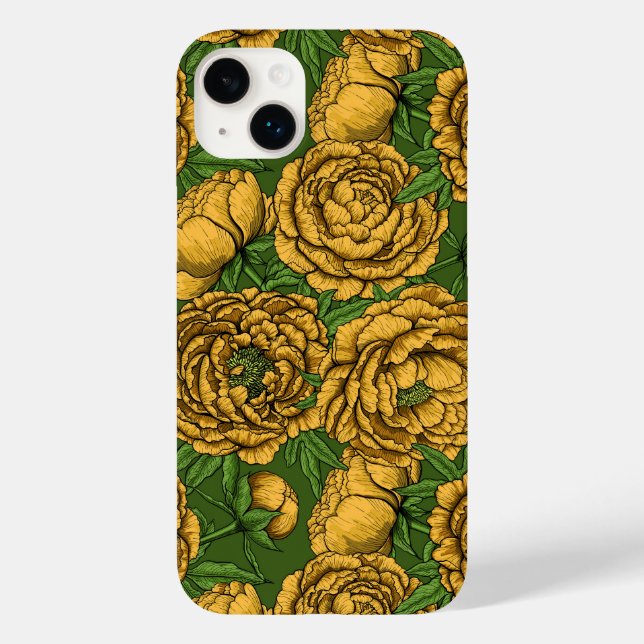 Coques Case-Mate iPhone Bouquet de galets jaunes (Verso)