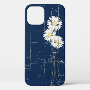 Case-Mate iPhone Case bouquet de marguerite sur brique bleue