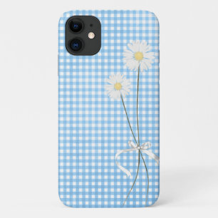Case-Mate iPhone Case bouquet de pâquerettes sur gingham