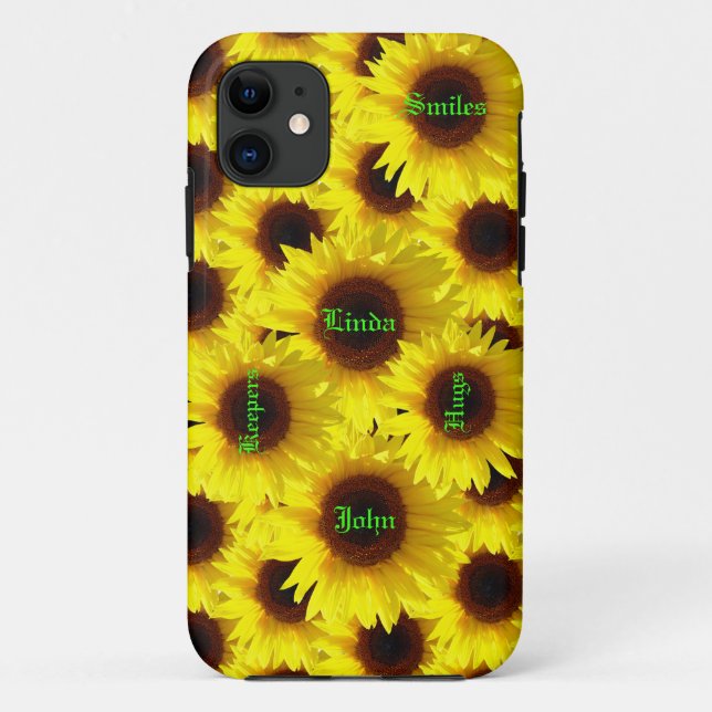 Coques Case-Mate iPhone Bouquets de tournesols (Dos)