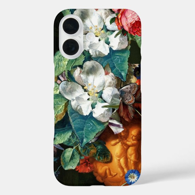 Coques Case-Mate iPhone BOUTEILLER SUR FLEURS BLANCHES Floral (Verso)