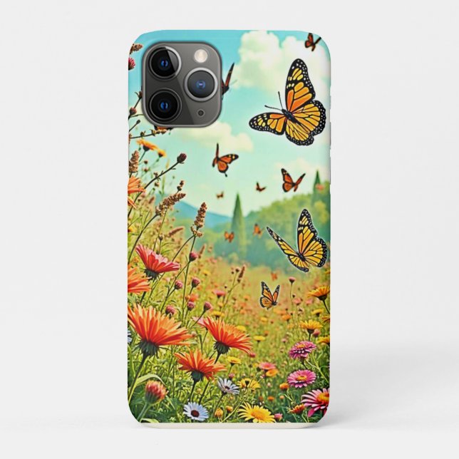 Coques Case-Mate iPhone Bouton Fleur sauvage vibre Joy Design (Dos)