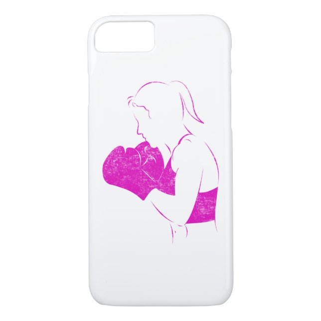 Coques Case-Mate iPhone Boxer féminin en détresse (Dos)