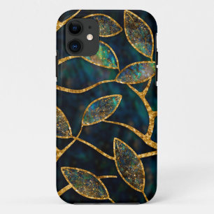 Case-Mate iPhone Case Branche Arbre d'or - Coquille d'aluminium
