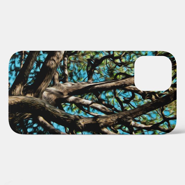 Coques Case-Mate iPhone Branches de chêne (Verso (horizontal))