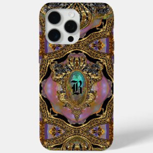 Coque iPhone 15 Pro Max Branwenton Elegant Goth Monogramme VII