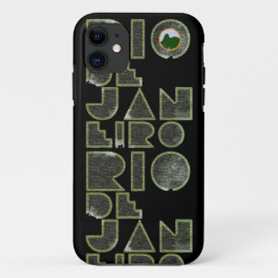 Coque Case-Mate Pour iPhone Brasil Rio de Janeiro typographiy