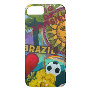 Case-Mate iPhone Case Brésil Rio de Janiero Sun Travel Art coloré