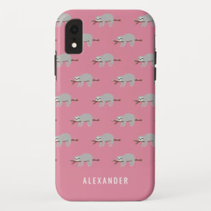 Case-Mate iPhone Case Bright coloré amusant dessin animé paresseux