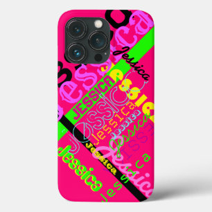 Case-Mate iPhone Case Bright Magenta 80's 90's Retro Inspiré N'IMPORTE Q