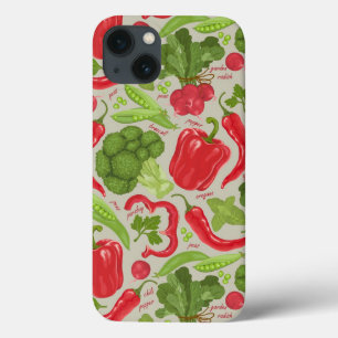 Coques Pour iPhone Bright pattern from fresh vegetables