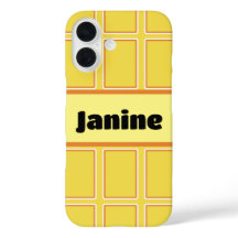 Brillante Orange Blanc Vertical Rectangles