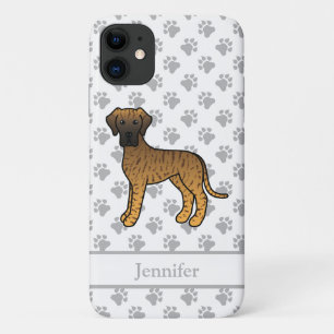 Case-Mate iPhone Case Brindle Great Dane Cute Cartoon Chien & Nom
