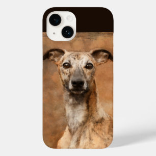 Coque Pour iPhone 14 Brindle Whippet Chien