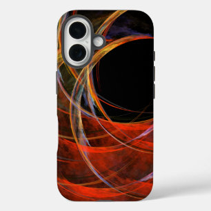 Coques iPhone 16 Briser le Cercle Vortex de Feu Art Abstrait