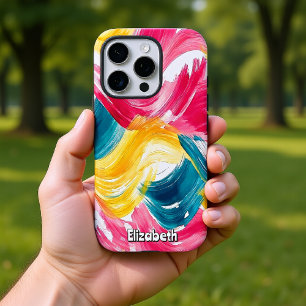 Coques iPhone 16 Pro Brochures Abstraites dynamiques