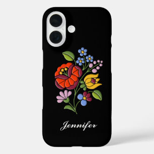 Coques iPhone 16 Broderie Kalocsa - Art populaire hongrois
