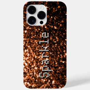 Coques Pour iPhone Bronze brun brun brun bracelet de parties scintill