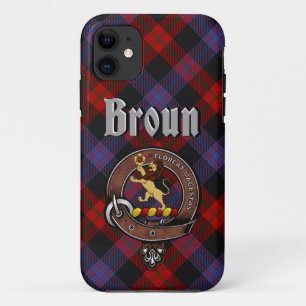 Case-Mate iPhone Case Broun Clan Badge & Tartan Phone Case