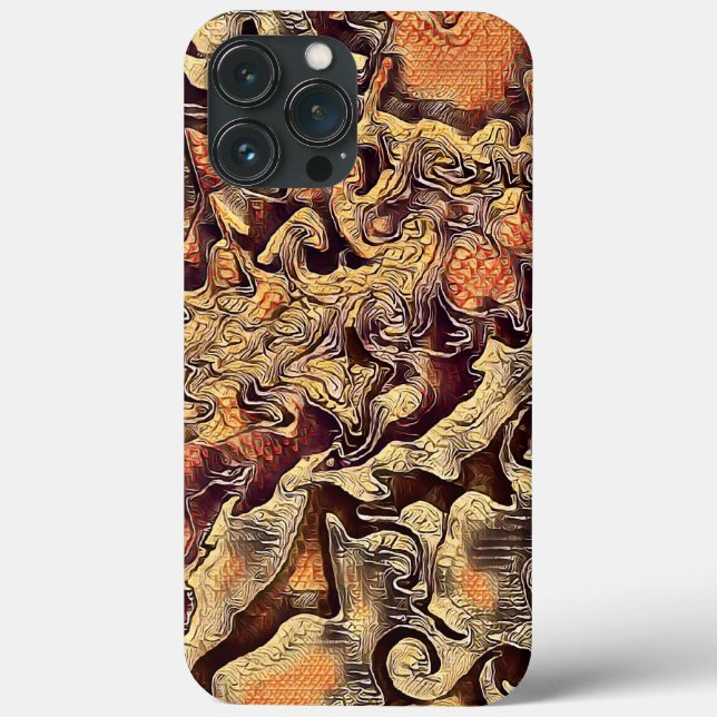 Coques Case-Mate iPhone Brown Abstrait Cool Guys Design Masculine (Verso)