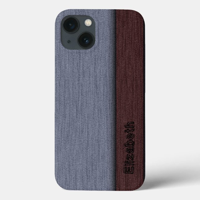 Coques Case-Mate iPhone Brown et gris professionnel moderne (Verso)